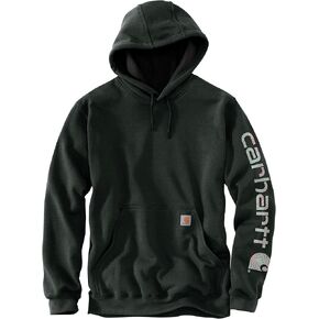 كارهارت سويت شيرت رجالي فضفاض متوسط الوزن باكمام شعار جرافيك in Kuwait