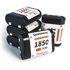 6V 1600mAh CR-P2 Lithium Photo Batteries (2025 Newly Upgraded,Pack of 5)|Perfect Replacement for 223A, 2CR - P2, EL223AP, and DL223A Batteries in Kuwait