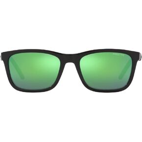 نظارات شمسية للأطفال من ARNETTE بإطار أسود غير لامع، عدسات مستقطبة للماء باللون الرمادي الداكن، 51 ملم in Kuwait