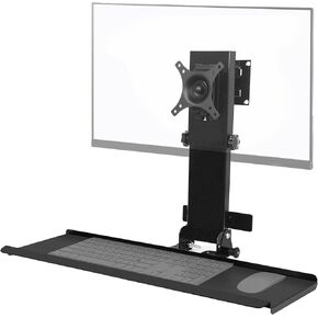 Monitor Wall Mount and Wall PC Mount Kit, Adjustable Monitor Holder Fits for 17"-32" Screens - 360 Rotation VESA Wall Mount, Width Adjustable from 5.2" to 8.5" for Computer Tower Mount Home Office in Kuwait