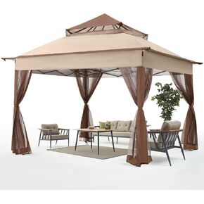 ABCCANOPY 13x13 منبثقة شرفة ، خيمة المظلة في الهواء الطلق ، ملجأ فوري مع Netting للبعوض للفناء ، الحديقة ، الفناء الخلفي ، الحفلات ، التخييم (Royal Blue) in Kuwait