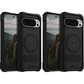 Rokform - Google Pixel 9 Pro XL Case, Rugged Series, Magnetic Pixel Pro 9 Pro XL Case, Drop Tested Armor (Black) in Saudi Arabia