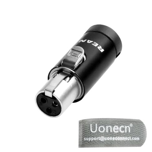 Uonecn Low-Profile XLR 3Pin Female Connector, Low Profile XLR Connectors XLR Ends for Audio Devices, Red, Package Includes Spanner in Saudi Arabia