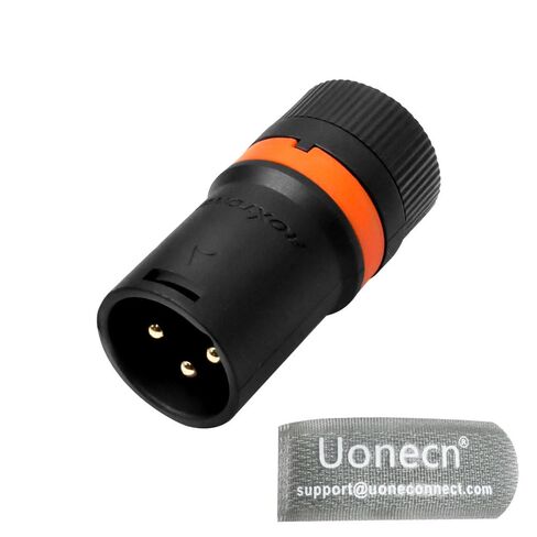 Uonecn Low-Profile XLR 3Pin Female Connector, Low Profile XLR Connectors XLR Ends for Audio Devices, Red, Package Includes Spanner in Saudi Arabia