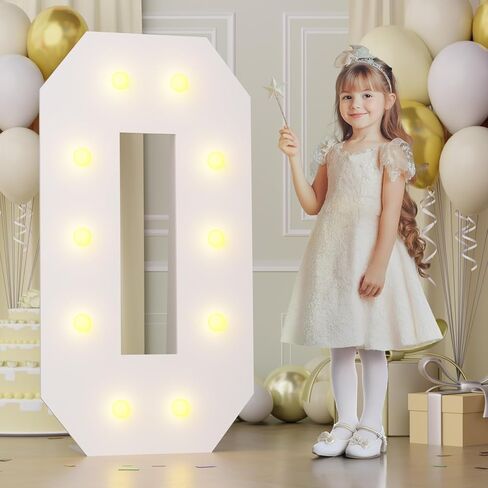 Bugame 4FT 40 Marquee Numbers, Big 40 Light Up Numbers for 40th Birthday Decorations Warm Light Marquee Numbers 4 Feet Tall for Anniversary Party Decor in Kuwait