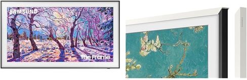 SAMSUNG 55-Inch Class The Frame LS03F 4K QLED Smart TV (2025 Model) Modern Frame Design, NQ4 AI Gen2 Processor, Art Mode, Artful Picture Quality, Samsung Vision AI, Alexa Built-in in Kuwait