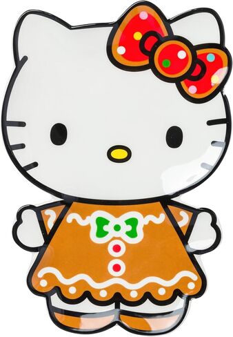 Silver Buffalo Hello Kitty Gingerbread Dress Sculpted Ceramic Trinket Tray in Saudi Arabia