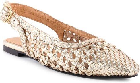 Seychelles Women's Avalon Metallic Leather Ballet Flat in Kuwait