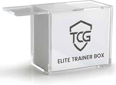 Acrylic Display Case for Booster Box with Magnetic Sliding Lid 5mm + 8mm Clear Protective Showcase (3 Pack) in Saudi Arabia
