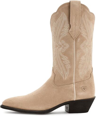 ARIAT BMVY9 Womens Heritage R Toe StretchFit Western Boot Black Deertan 9 in Saudi Arabia