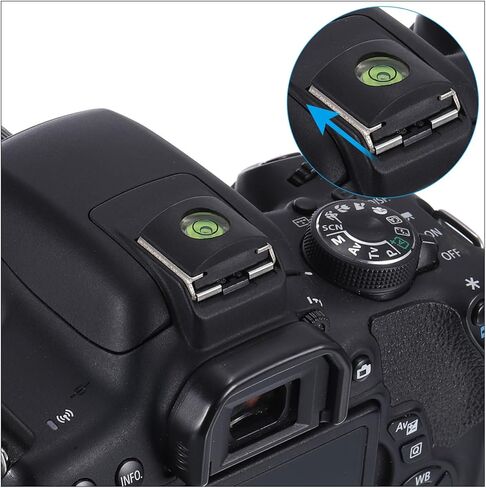 Patikil 16mm 19mm كاميرا غطاء حذاء ساخن غطاء شامل الكاميرا الساخنة غطاء حذاء ، سوداء 12pcs لنيكون ل fujifilm ل pentax in Saudi Arabia
