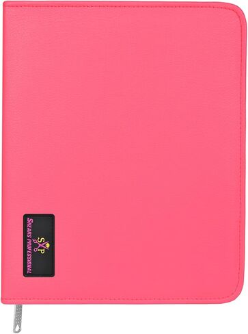 Leather Shear Cases for Hairstylist Holds 10 Grooming or Beauty Shears, Shear Holder (YELLOW) in Kuwait