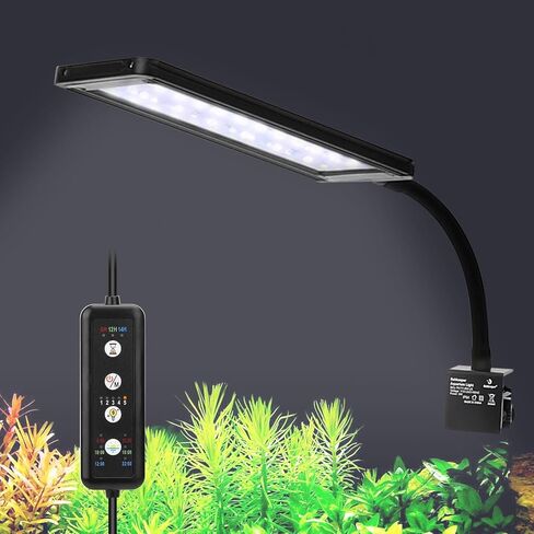 fishkeeper Clip On Aquarium Light, 24/7 Mode Fish Tank Light with Timer in Saudi Arabia