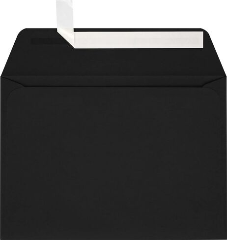 LUXPaper A7 Full Face Window Envelopes | Peel & Press | 5 1/4" x 7 1/4" | Grocery Bag Brown | 70lb. Text | 50 Qty in Kuwait