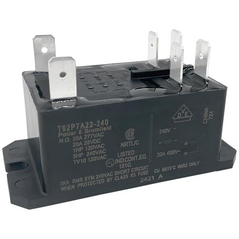 T92P7A22-240 Relay 240VAC 30A 6-pin DPST-NO in Kuwait