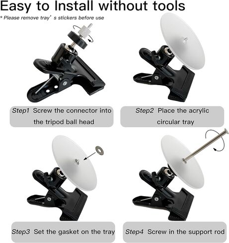 حامل مقطع الغزل الدوار العالمي - | على الركاب للذهاب | السككين كبير الإقامة | الحفاظ على الغزل منظمة وخالية من التشابك | 360 ° قابل للتعديل | مجموعة خالية من الأدوات | إصدارات صامتة ودوران in Kuwait