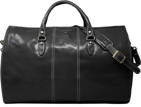 Floto Venezia Garment Duffle Travel Bag Suitcase in Brown Full Grain Leather in Kuwait