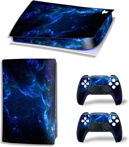 Skin Sticker for PS5 Console and Controller, Vinyl Decal Protective Cover for Digital Edition in Kuwait