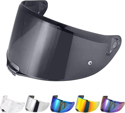 Helmet Visor for VECTOR II Universal Outer Face Shield for Citation II Motorcycle Helmet Accessories (Chrome Blue) in Kuwait