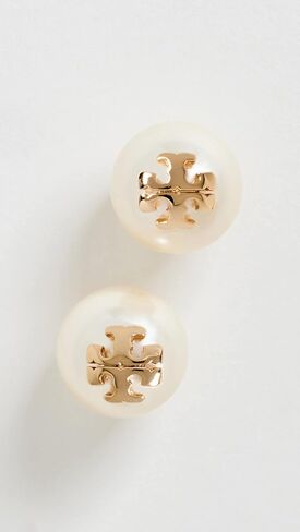 أقراط توري بورش مرصعة باللؤلؤ التقليد للنساء من سواروفسكي in Kuwait