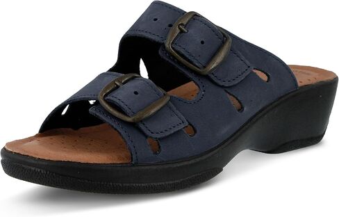 Flexus Women's Decca Slide Sandal Navy EU 41 / US 9.5-10 in Kuwait