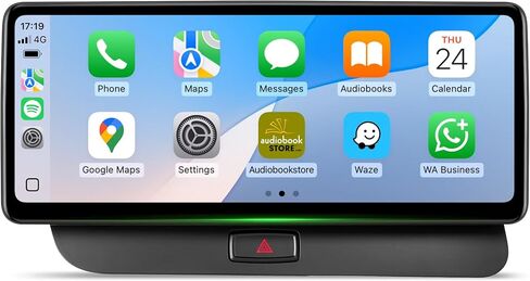 10.25 inch Touchscreen for Audi Q5 Concert/Symphony (2009-2017), Built-in CarPlay Android Auto Bluetooth Upgrade Factory Car Radio Retain Original Stereo Amplifier System in Kuwait