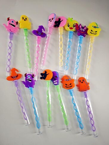 24 Pcs Mini Bubble Soccer Wands Birthday Party Supply Favors, Summer School Classroom Students Carnival Prizes in Kuwait