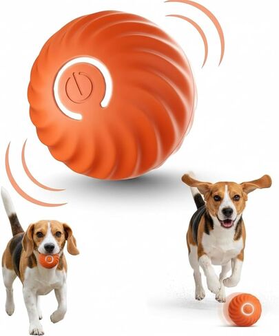 Interactive Dog Toys - Smart Herding Ball for Dogs & Cats, Moving Vibrating Dog Ball Toy, Perfect for Small Pets, Puppy Toys for Enrichment and Fun, 2.2 Inch Diameter, Blue in Kuwait