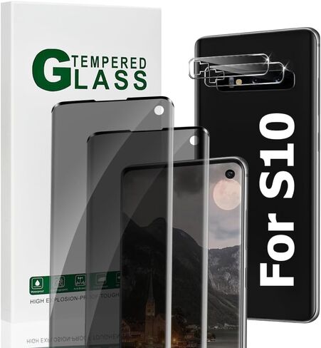 (2+2 Pack) for Google Pixel 9 Pro XL Privacy Screen Protector and Camera Lens Protector 6.8 Inch,Fingerprint Unlock, Anti Spy, 9H Hardness, Scratch Resistant,Easy Installation,High Sensitivity Touch in Saudi Arabia