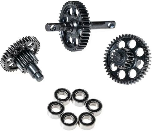 RampCrab Transmission Gear Set for TRX4M RC Car, Low Range (Crawl), Hardened Steel Gearbox Gears(40.3:1 Reduction Ratio), Upgrades Parts for TRX4-M Bronco Defender 1/18 RC Crawler Car in Kuwait
