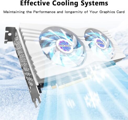 RX 580 Graphics Card 8GB 2048SP GDDR5 256 Bit PC Gaming Video Card 3*DP 1*HDMI PCI Express 3.0 with Freeze Fan Stop for Desktop Computer GPU for Gaming PC in Kuwait