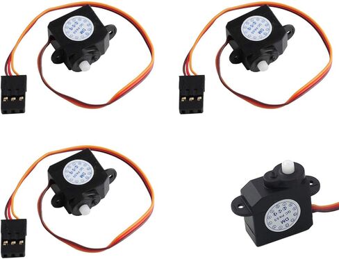 2.1G Micro Server DM-S0020 Micro Digital Servos Coreless Motor with JR Connector, Set of 6, for 1/14 1/16 1/18 for RC Aircraft, Cars, Planes, Robot in Kuwait