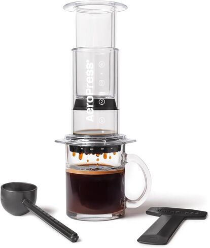 AeroPress Original Coffee Press – 3 In 1 Brew Method Combines French Press, Espresso, Full Bodied Coffee Without Grit or Bitterness, Small Portable Coffee Maker for Camping & Travel in Kuwait
