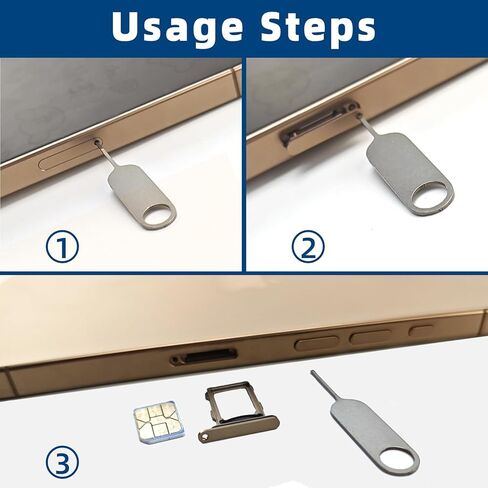 2 Pcs Universal SIM Card Removal Tool Tray Ejector Pin and Alro Nest Doorbell Security Reset Removal Tool Needle Opener, Sim Eject Tool for All Cell iPhones Google Samsung, Mobile, inclued Key Ring in Kuwait
