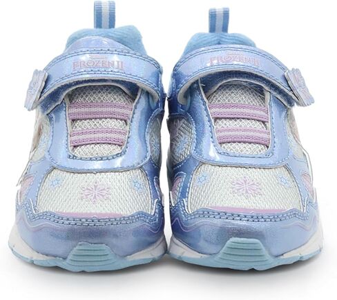Disney Frozen Anna & Elsa Blue Girl's Lighted Athletic Sneaker (Toddler/Little Kid) in Saudi Arabia