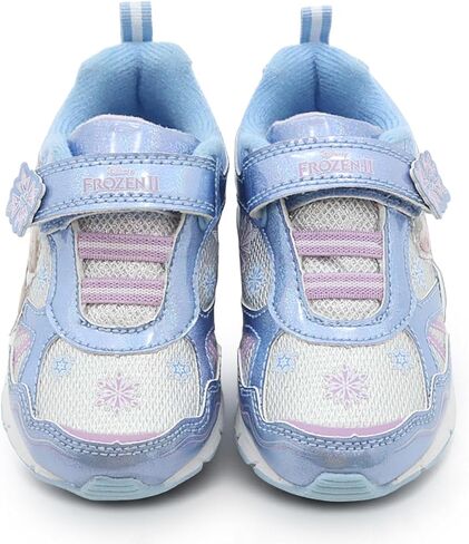 Disney Frozen Anna & Elsa Blue Girl's Lighted Athletic Sneaker (Toddler/Little Kid) in Saudi Arabia