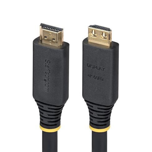StarTech.com 10ft (3m) High Speed HDMI Cable with Gripping Connectors, 4K 60Hz/1440p 144Hz, 18Gbps, UHD HDMI 2.0 Cord, TPE Jacket in Saudi Arabia