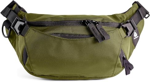 Falcon2L Fanny Pack - 2 Liter Sling Hip Bag w/Adjustable Expansion, Compact Lightweight, Everyday Carry Outdoor Dog Walking Hiking in Kuwait