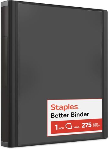 Staples Better Binder, Red, 1000-Sheet Capacity, 5" (Ring Diameter) in Saudi Arabia
