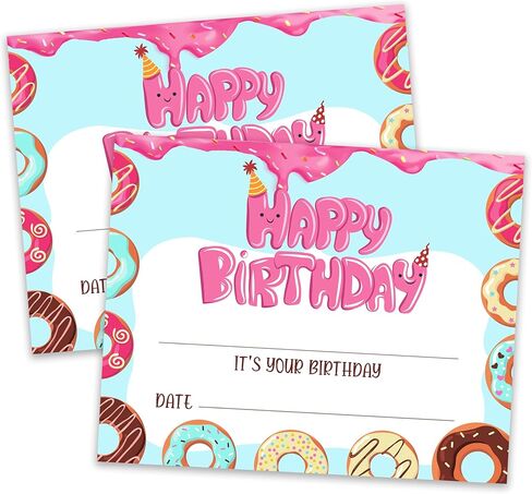 Happy Birthday Party Certificates, School Birthday Awards Card for Students from Teacher, Classroom Birthday Chart, Birthday Recognition Cards, Birthday Party Decorations and Supplies, 25 Pcs (01) in Kuwait