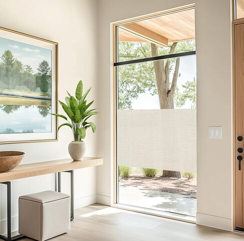 ارتسكيب الكسوف | فيلم الخصوصية للنافذة المنسوجة | حماية من الأشعة فوق البنفسجية | خالية من PVC | سهل التطبيق وقابل للإزالة | 23.5 × 41.5 بوصة | صنع في بلجيكا in Kuwait