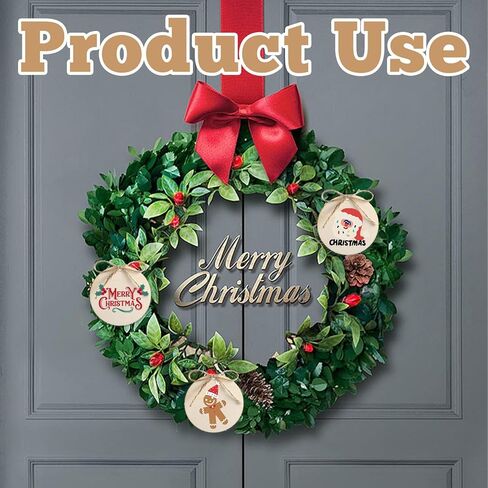 50PCS Round Wooden Circles with Holes, 3 Inch Wood Discs for Crafts, Blank Wooden Gift Tags Labels for Drink, Present Party Bags, Arts & Crafts, Home Decoration in Kuwait