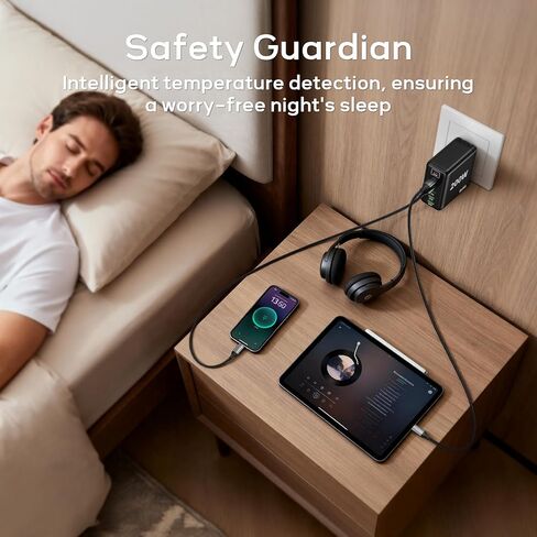 500W USB C Charger Fast GAN Charger Block 8 Multi Port Charging Station Hub Brick Dual PD 100W Laptop Charger for DELL HP MacBook Pro/Air/All iPad iPhone 16 15/14/13/Pro Max/Samsung Galaxy Note in Kuwait