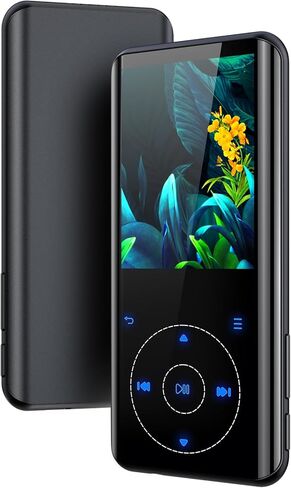 RUIZU 64GB MP3 Player with Bluetooth 5.3, Speaker, 2.4 inch Screen, Portable Music Player for Sport Running, FM Radio, Voice Recorder, Digital Audio Video Shuffle Playback, Support 128GB Micro SD Card in Kuwait