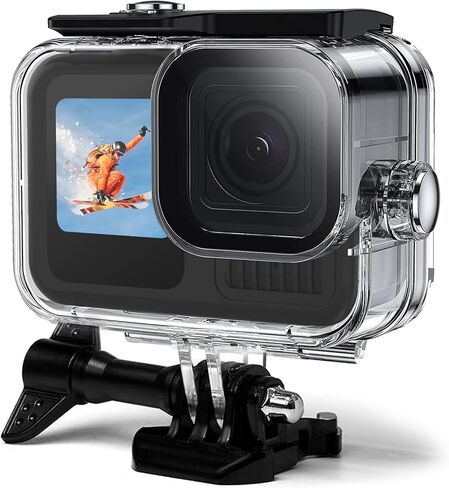 Waterproof Diving Protective Case for Go Pro Hero 4K,196FT/60M Underwater Dive Durable Housing for Snorkeling,Surfing&Extreme Sports Hero4K 2024 Action Camera Accessories in Saudi Arabia