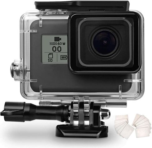 Waterproof Diving Protective Case for Go Pro Hero 4K,196FT/60M Underwater Dive Durable Housing for Snorkeling,Surfing&Extreme Sports Hero4K 2024 Action Camera Accessories in Saudi Arabia