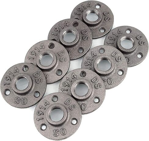 20 حزمة 1/2 بوصة منفذ جانبي بأربعة اتجاهات، تجهيزات أنابيب حديد الزهر الصناعية، وصلة تركيب متقاطعة بأربعة اتجاهات، تجهيزات أنابيب صناعية مصبوبة لرفوف تزيين الأثاث بنفسك in Kuwait