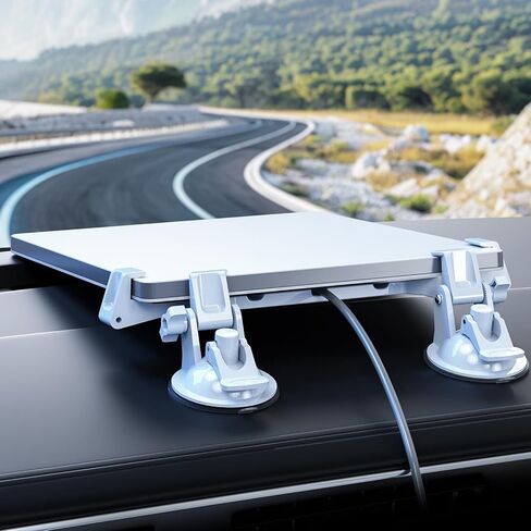 Linkoostar Starlink Mini Sunroof Suction Cup Mount, Portable Vehicle Strong Suction Starlink Mini Secure Mounting Kit for Car Sunroof/Rear Window/Front Window/Roof(LM-MB) in Kuwait