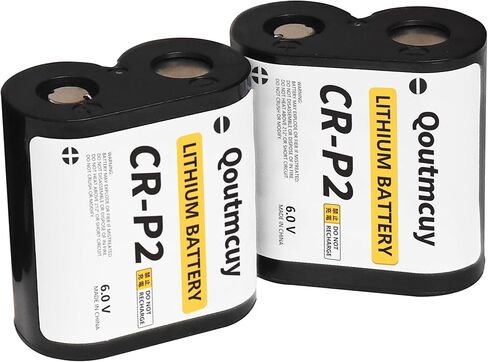 6V 1600mAh CR-P2 Lithium Photo Batteries (2025 Newly Upgraded,Pack of 5)|Perfect Replacement for 223A, 2CR - P2, EL223AP, and DL223A Batteries in Kuwait