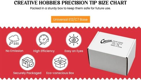 مصابيح إضاءة بديلة من Creative Hobbies لمصابيح الشموع الكهربائية وشموع النوافذ والثريات - شمعدانات 5 وات، شفافة وثابتة الاحتراق، لمبة 120 فولت 5 وات - عبوة من 12 قطعة in Kuwait